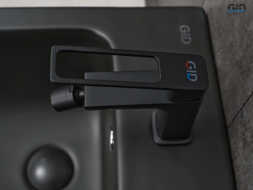 Смеситель Gid Cascada L057BMB на биде черный - фото 3