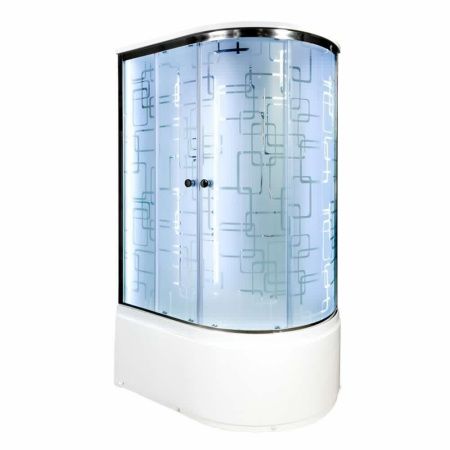 Душевая кабина AvaCan EM5012LLED 120х90 асимметричная с крышей ориентация левая