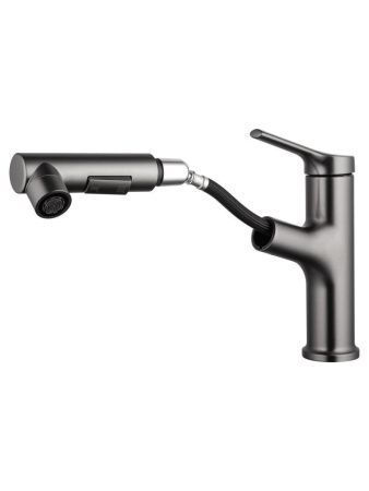 Смеситель Wonzon & Woghand WW-A40862-BGG на раковину серый