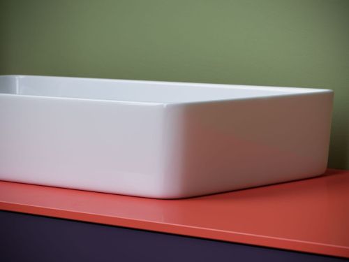 Раковина из сантехнического фарфора Ceramica Nova ELEMENT CN5048 60х30 накладная цвет белый без отверстий под смеситель - фото 5