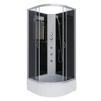 Душевая кабина Niagara Classic 35021434BKG 100х100 четверть круга без крыши ориентация универсальная