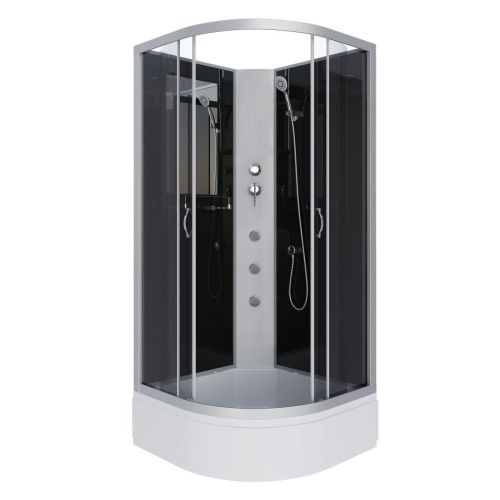 Душевая кабина Niagara Classic 35031434BKG 80х80 четверть круга без крыши ориентация универсальная