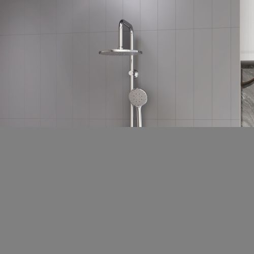 Душевая стойка Dorff Futura D0710500 настенная цвет хром с термостатом - фото 3