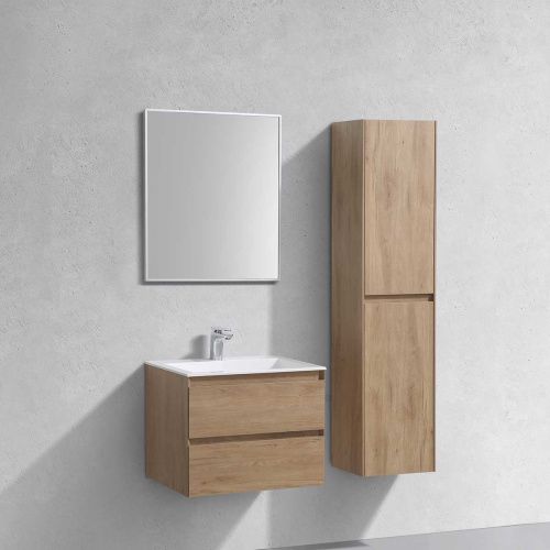 Тумба под раковину Vincea Luka VMC-2L600NO 60х50 подвесная цвет коричневый - фото 2