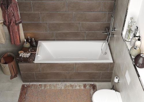 Ванна акриловая 1MarKa AELITA SLIM 01ае1880слим 180х80 встраиваемая прямоугольная без ножек - фото 3