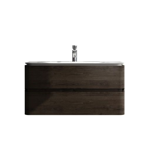 Тумба под раковину Am.Pm Sensation M30FHX1002TF 100х50 подвесная цвет коричневый - фото 2