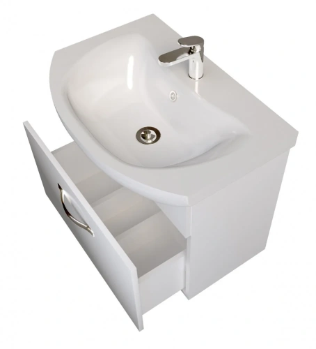 Тумба под раковину 1MarKa Вита У50111 60х30 цвет белый - фото 2