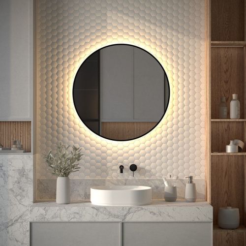 Зеркало с подсветкой Defesto AURA DF 2995 80х80 подвесное - фото 3