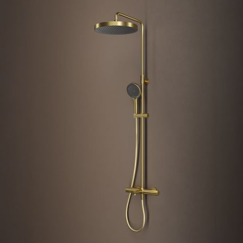 Душевая стойка Iddis Duna DUNMGSTi06 настенная цвет золото - фото 2