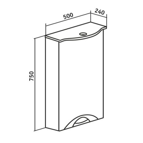 Зеркало-шкаф Runo ИБИЦА 00000001075 50х80 подвесной цвет белый - фото 5