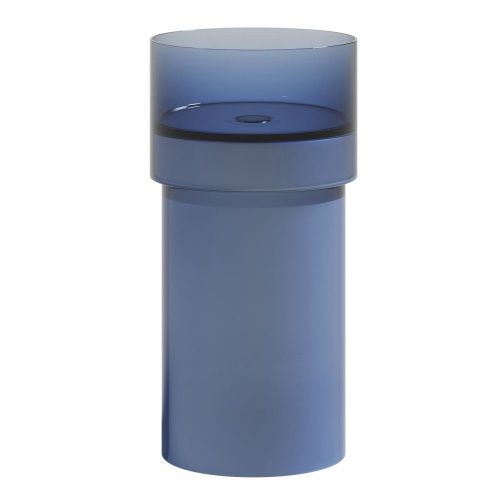 Раковина из полиэфирной смолы Abber Kristall AT2701Saphir-H 50х50 напольная цвет синий без отверстий под смеситель - фото 5