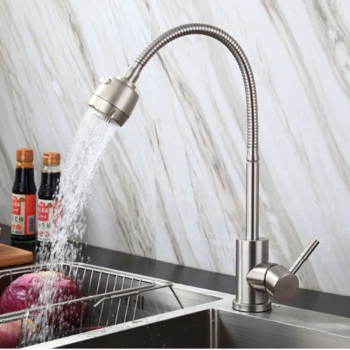 Смеситель для кухни TSARSBERG TSB-119-001 на столешницу хром - фото 2