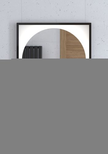 Зеркало с подсветкой Defesto ECLIPSE DF 2222R 70х70 подвесное - фото 3