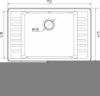 Кухонная мойка Granfest Quarz 71 серый 75х50 цвет серый поверхность матовая
