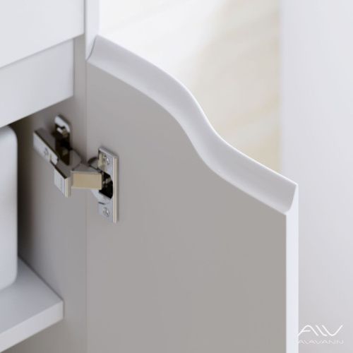 Тумба с раковиной Alavann Crystal ALV0953000 70х40 напольная цвет белый - фото 5