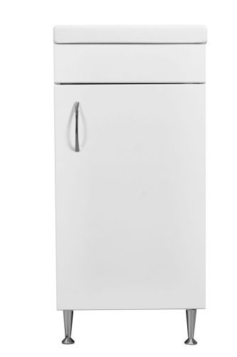 Тумба под раковину Stella Polar Концепт SP-00000232 40х20 напольная цвет белый - фото 5