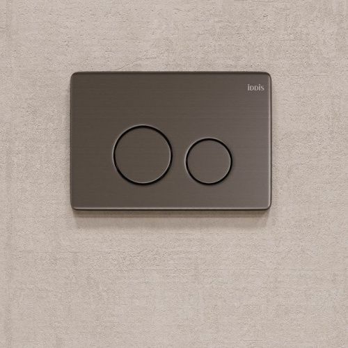 Клавиша смыва механическая Iddis Unisteel UNSR2GMi77 цвет серый - фото 4