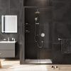 Душевая дверь Am.Pm Gem W90G-100-1-195BT 100х195 стекло прозрачное профиль черный