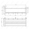 Полка для полотенец Melana S2220