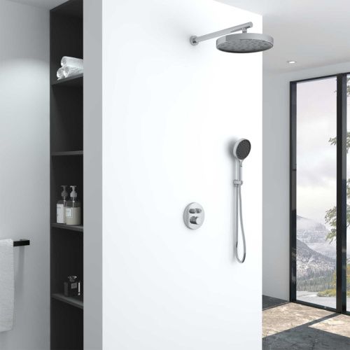 Душевая система Vincea Inspire VSFW-3I22MT2CH встраиваемая в стену цвет хром с термостатом