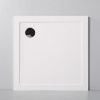 Душевой поддон из стеклопластика Cezares TRAY-SMC-A-90-550-150-W 90х90 белый без ножек