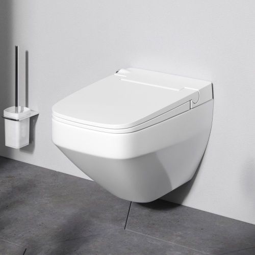 Унитаз подвесной Am.Pm Inspire V2.0 CCC50A1700SC белый с сиденьем микролифт безободковый каскадный смыв - фото 3