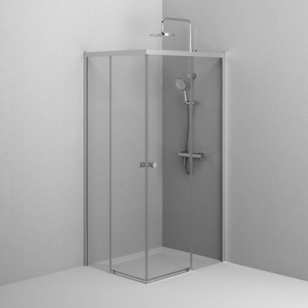 Душевой уголок Am.Pm X-Joy W94G-403-10080-MТ 100х80 стекло прозрачное профиль хром без поддона