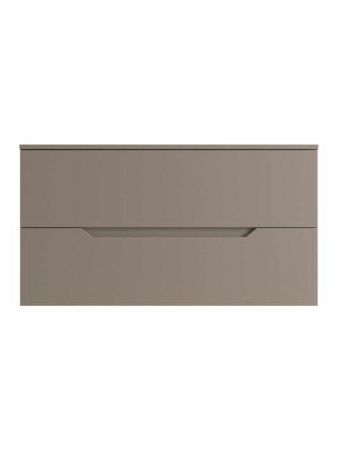 Тумба под раковину Orange Line Li-100TuLMDF 100х50 подвесная цвет серый