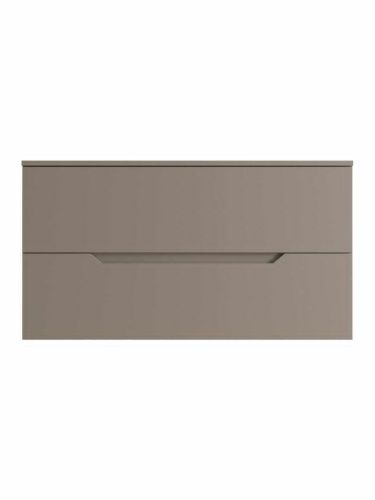 Тумба под раковину Orange Line Li-100TuLMDF 100х50 подвесная цвет серый - фото 2