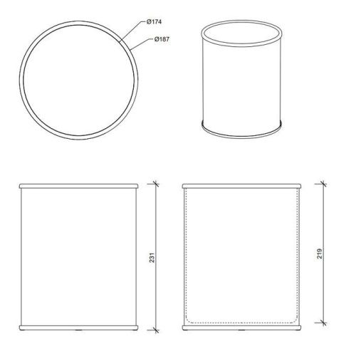 Ведро мусорное Decor Walther Crack 933320 - фото 2