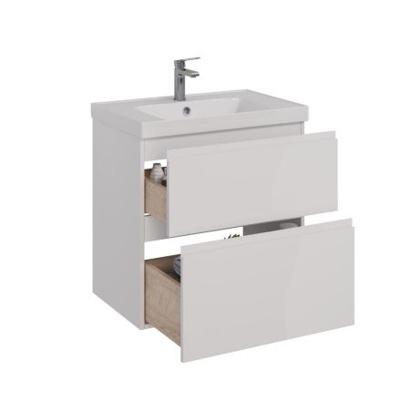 Тумба под раковину LeMark Veon LM01V60T 60х40 напольная цвет белый