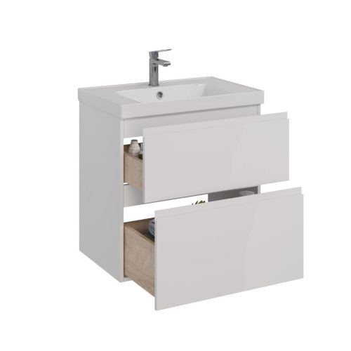 Тумба под раковину LeMark Veon LM01V60T 60х40 напольная цвет белый - фото 2