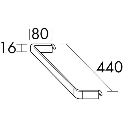 Полотенцедержатель Burgbad Vry HHAS001 - фото 2