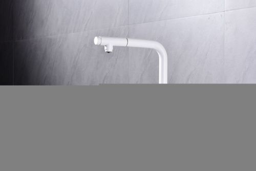 Смеситель для кухни Paulmark URBAN Ur213104-WH на мойку белый - фото 5