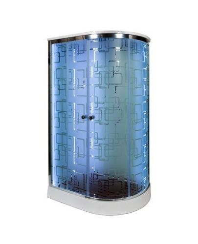 Душевая кабина AvaCan EM1512LLED+GM 120х80 асимметричная с крышей ориентация левая - фото 2