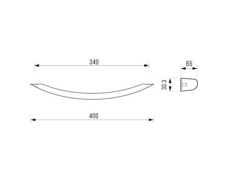 Ручки для чугунных ванн Vinsent Veron E60327CH