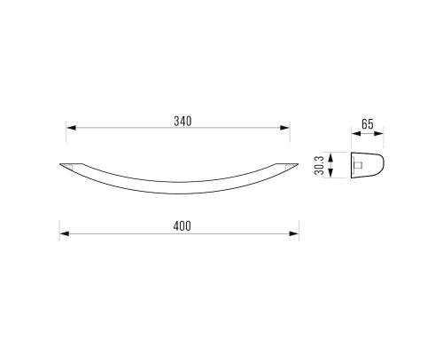 Ручки для чугунных ванн Vinsent Veron E60327CH - фото 2