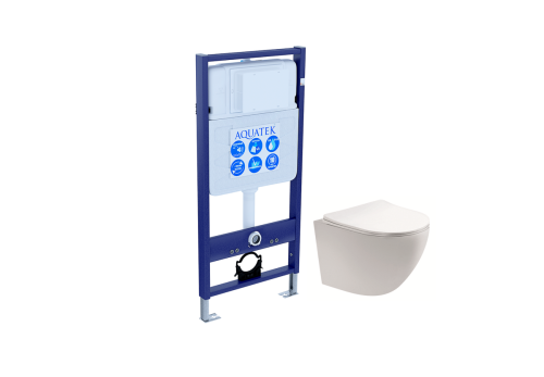 Сет унитаз + инсталляция Aquatek SET AQUATEK ЕВРОПА cm