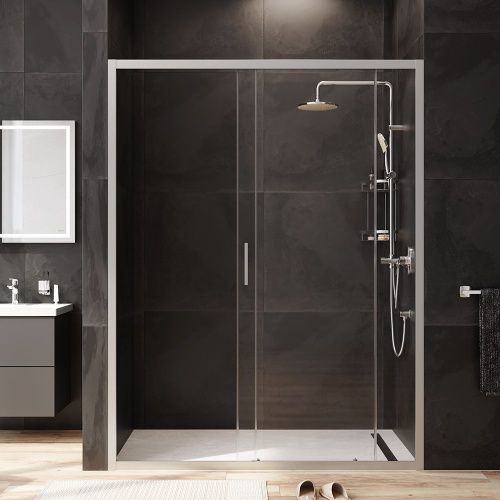 Душевая дверь Am.Pm Gem W90G-150-1-195MT 150х195 стекло прозрачное профиль хром - фото 4