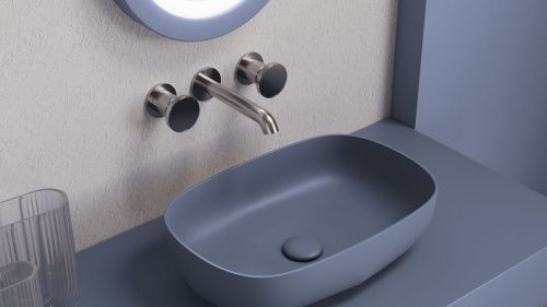 Раковина из искусственного камня Zenon Duero 4000.000.000.000.09341 50х30 накладная цвет белый - фото 5