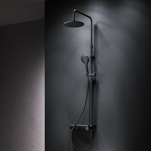 Душевая стойка Am.Pm Gem F0790722 настенная цвет черный