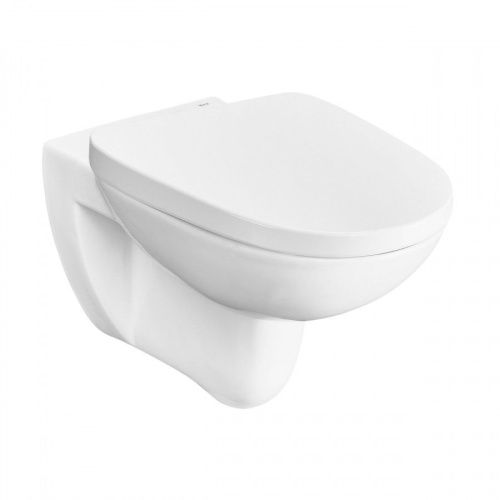 Чаша унитаза подвесная Roca Debba 7346998000 цвет белый без сиденья безободковая смыв торнадо - фото 2