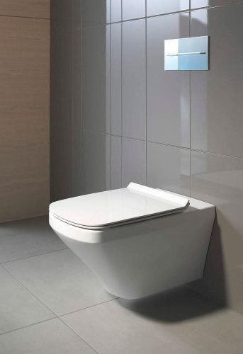 Унитаз подвесной Duravit Durastyle 45510900A1 белый с сиденьем микролифт безободковый каскадный смыв - фото 3