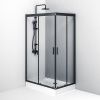 Душевой уголок Am.Pm Gem W90G-404-120280-BT 120х80 стекло прозрачное профиль черный без поддона