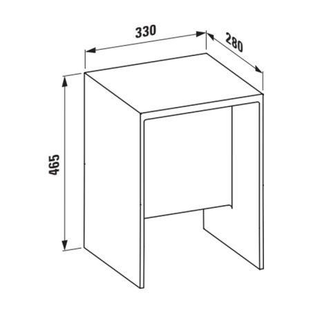 Табурет Laufen Kartell 3.8933.0.084.000.1
