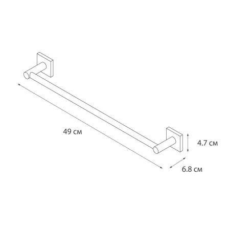 Полотенцедержатель Fixsen Lux satin FX-16001