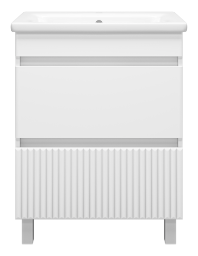 Тумба под раковину Misty Мира П-Мир-01065-012Я 60х40 напольная цвет белый - фото 2
