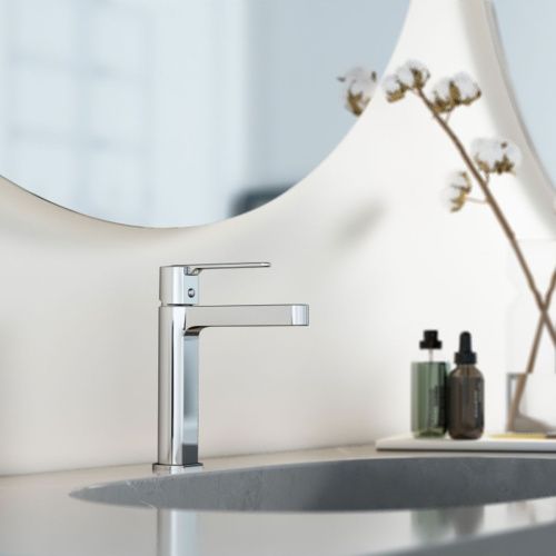 Смеситель Vincea Rondo VBF-1R1CH на раковину хром