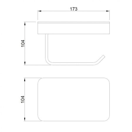 Бумагодержатель ABBER Westen AA1730G золото