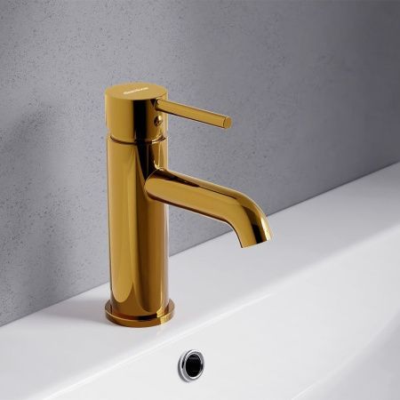 Смеситель Damixa Scandinavian Pure 360210600 на раковину золото